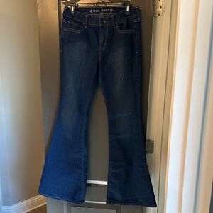 Old Navy Dark Blue Wide Leg Jeans